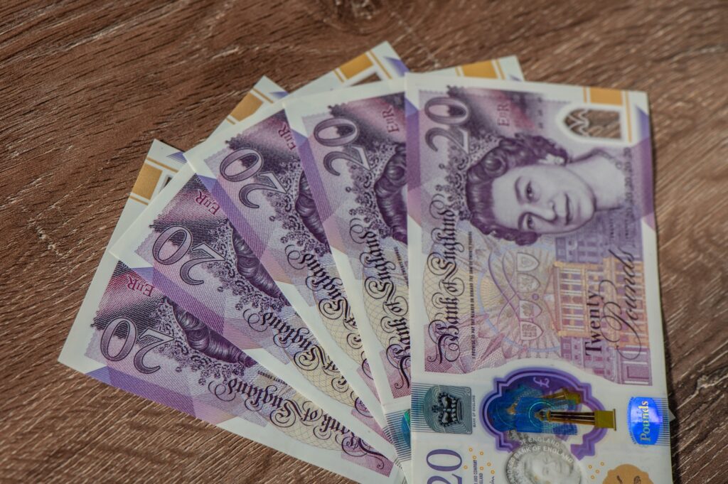 A pile of £20 notes to represent ‘How Much Does an IVA Leave You To Live On?’